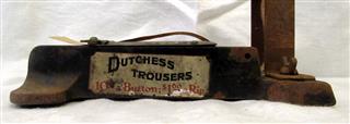 RARE ANTIQUE DUCTCHESS TROUSERS TICKET TAPE 10C 1 DOLLAR A TEAR DISPENSER - ANTI